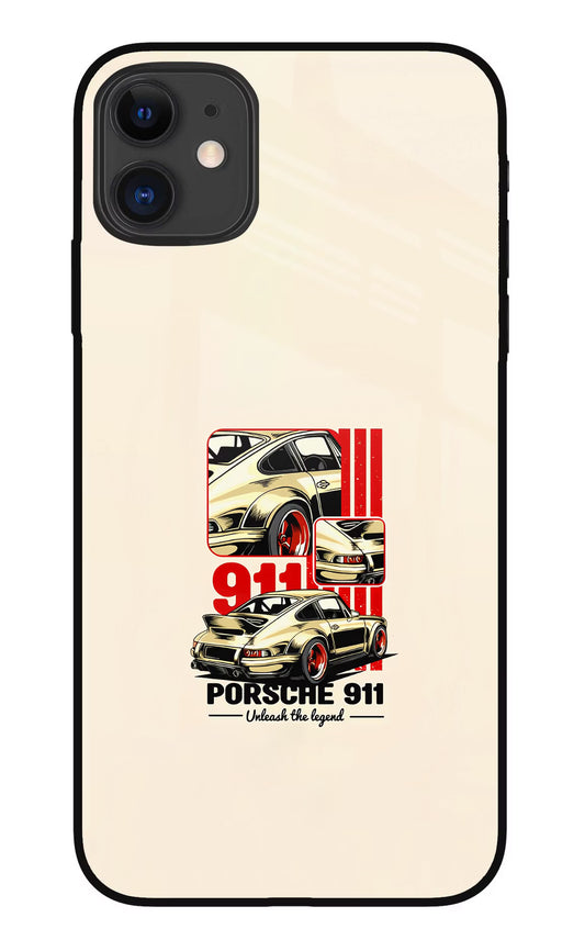 Classic Porsche 911 iPhone 11 Glass Case