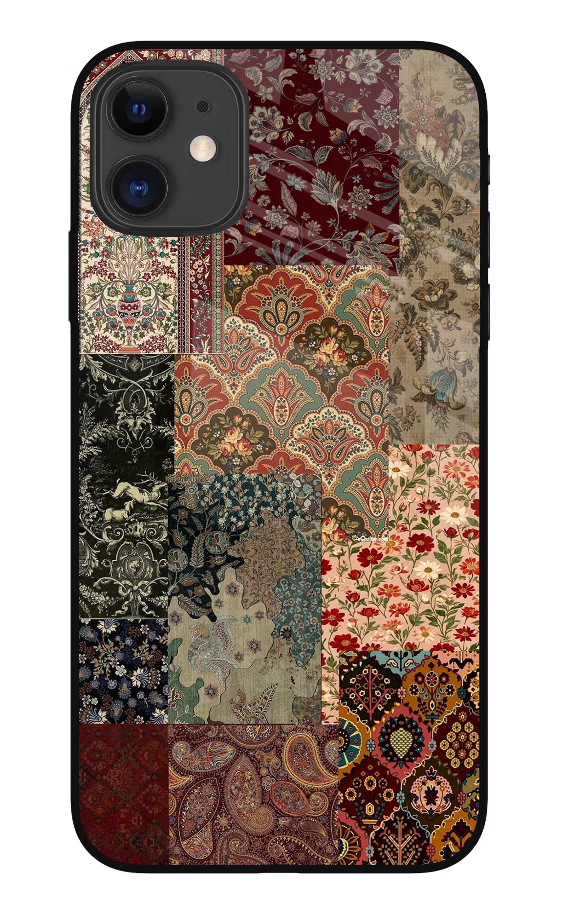 Desi Print iPhone 11 Glass Case Back Cover by Casekaro