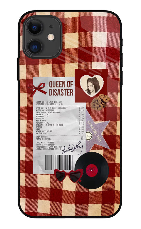 Queen of Disaster iPhone 11 Glass Case