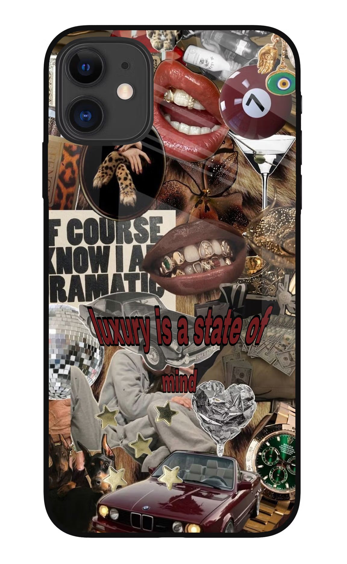 Luxury iPhone 11 Glass Case Back Cover by Casekaro