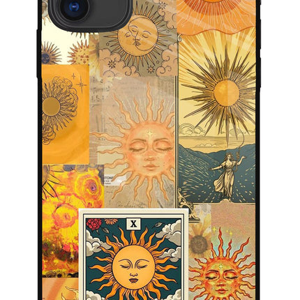 Sun iPhone 11 Glass Case Back Cover by Casekaro