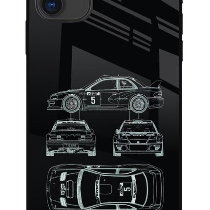 WRC'99 iPhone 11 Glass Case Back Cover by Casekaro