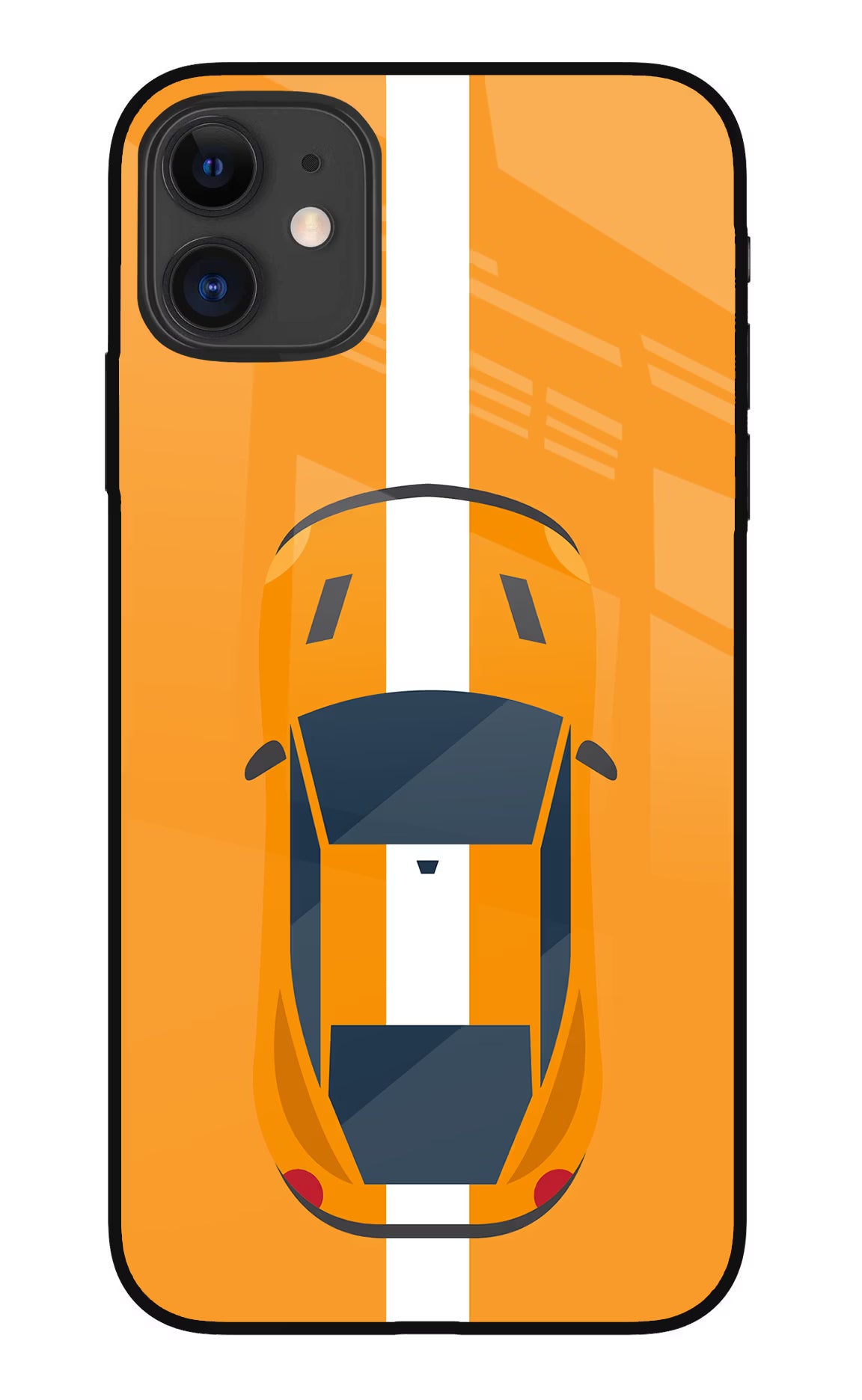Highway Pursuit iPhone 11 Glass Case Back Cover by Casekaro