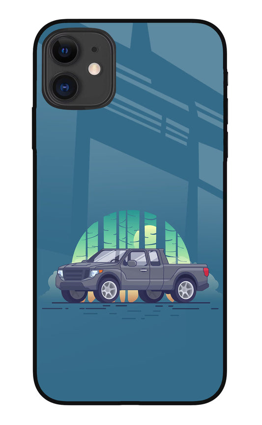 Retro Garage Vibe iPhone 11 Glass Case
