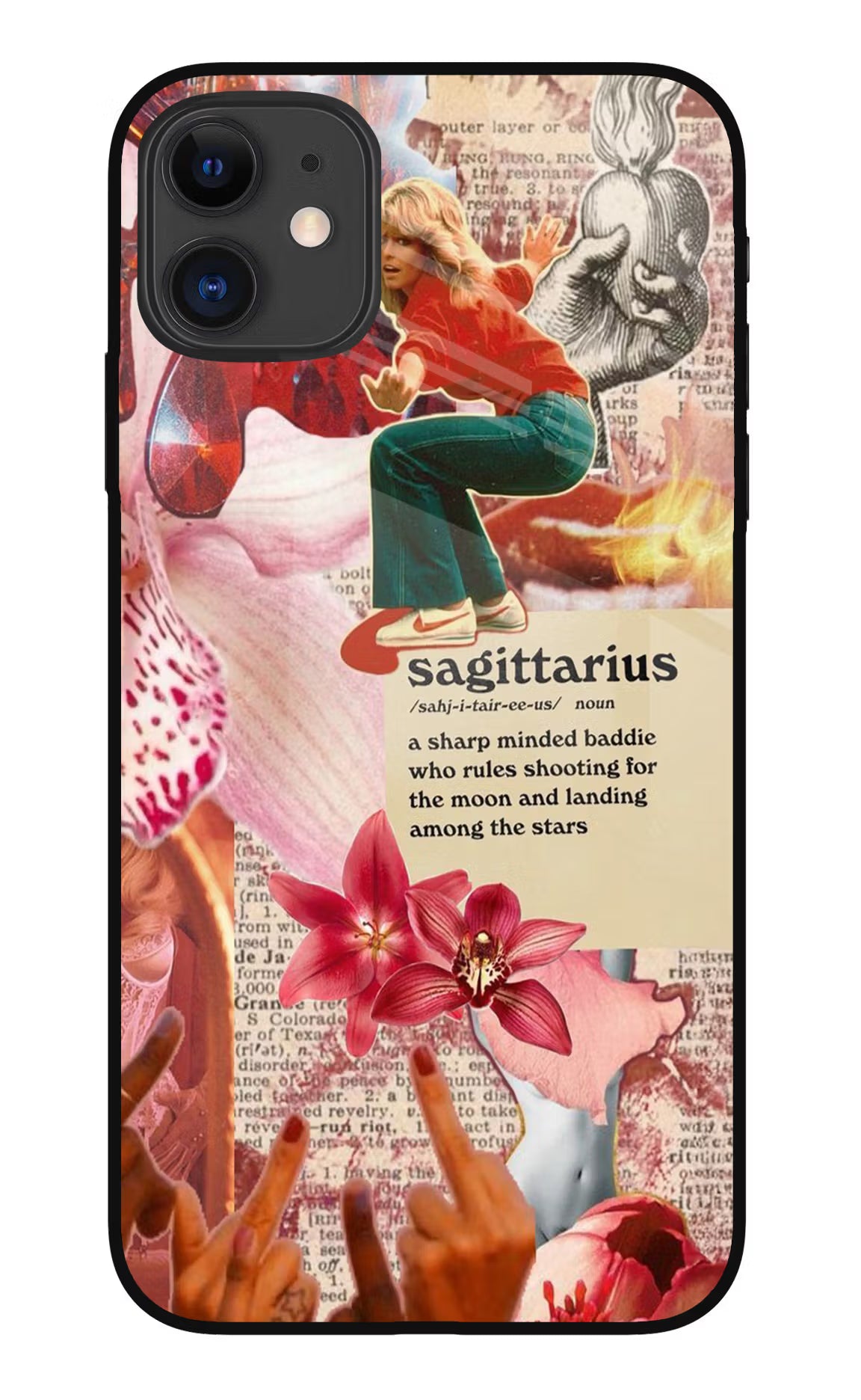 Sagittarius Zodiac iPhone 11 Glass Case Back Cover by Casekaro
