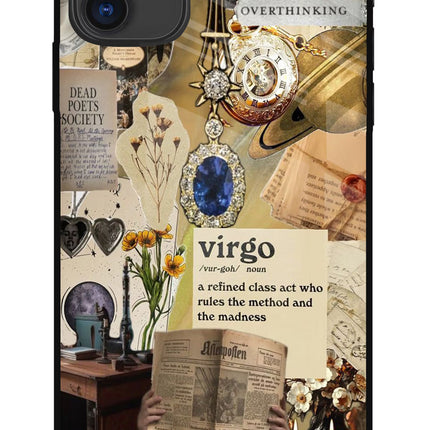 Virgo Zodiac iPhone 11 Glass Case Back Cover by Casekaro
