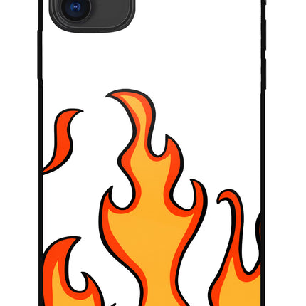 Fired Up – White iPhone 11 Glass Case