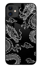 Twin Dragons iPhone 11 Glass Case