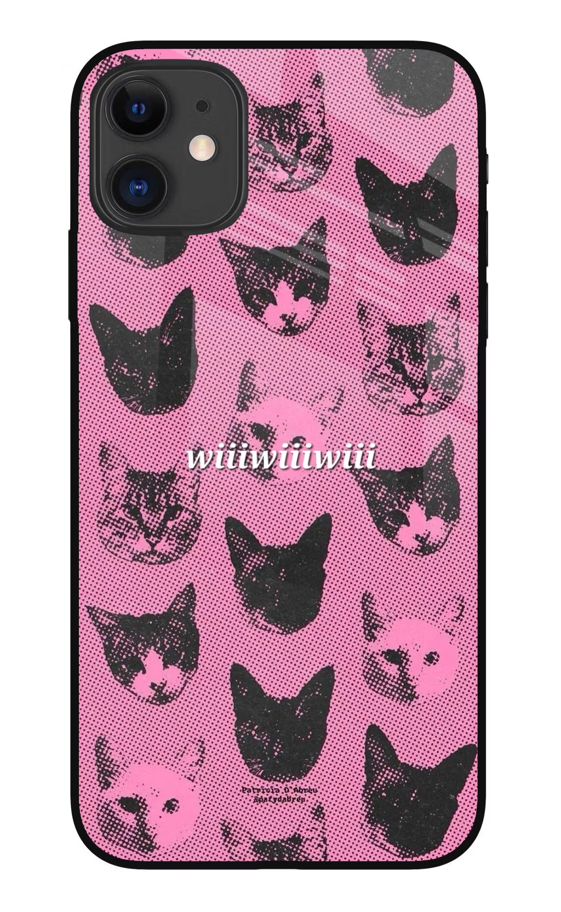 Pink Cats iPhone 11 Glass Case