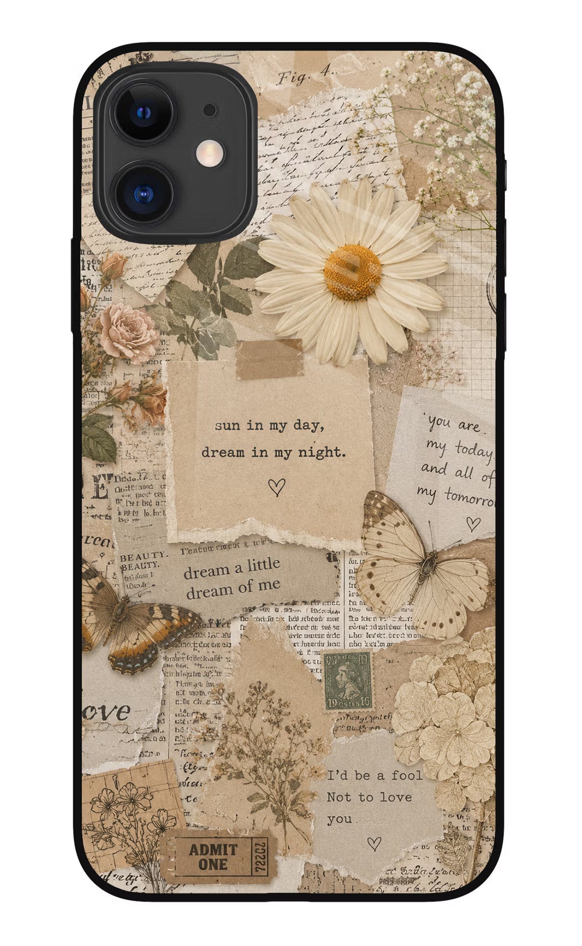 Vintage case iPhone 11 Glass Case