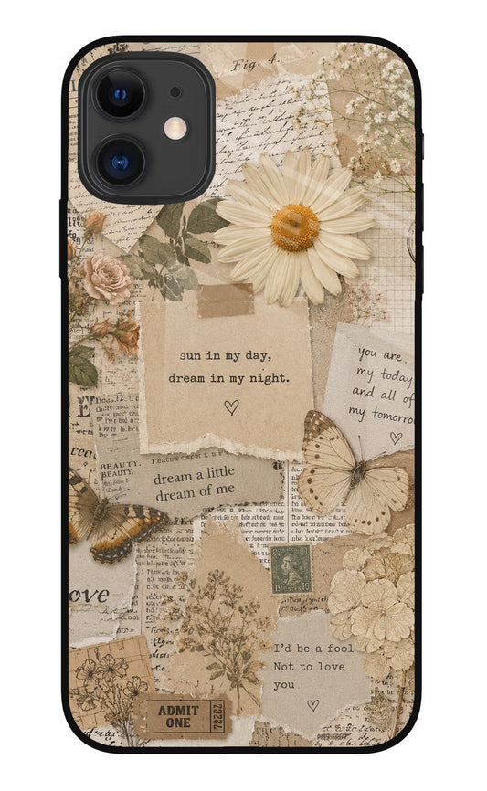 Vintage case iPhone 11 Glass Case