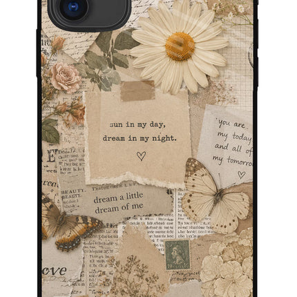 Vintage case iPhone 11 Glass Case Back Cover by Casekaro