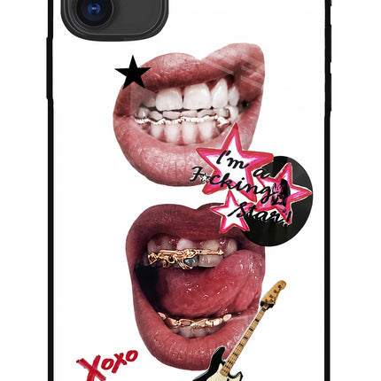 Rockstar iPhone 11 Glass Case Back Cover by Casekaro