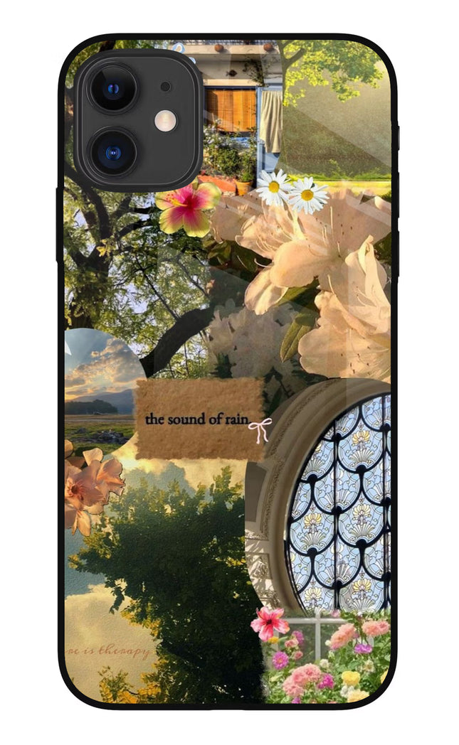 Rain iPhone 11 Glass Case