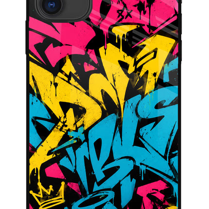 Graffiti Vibe iPhone 11 Glass Case Back Cover by Casekaro