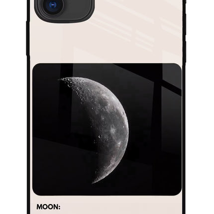 Moon Phase iPhone 11 Glass Case Back Cover by Casekaro