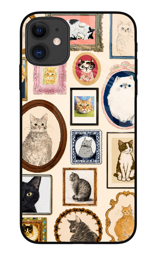 Mirror Cats iPhone 11 Glass Case