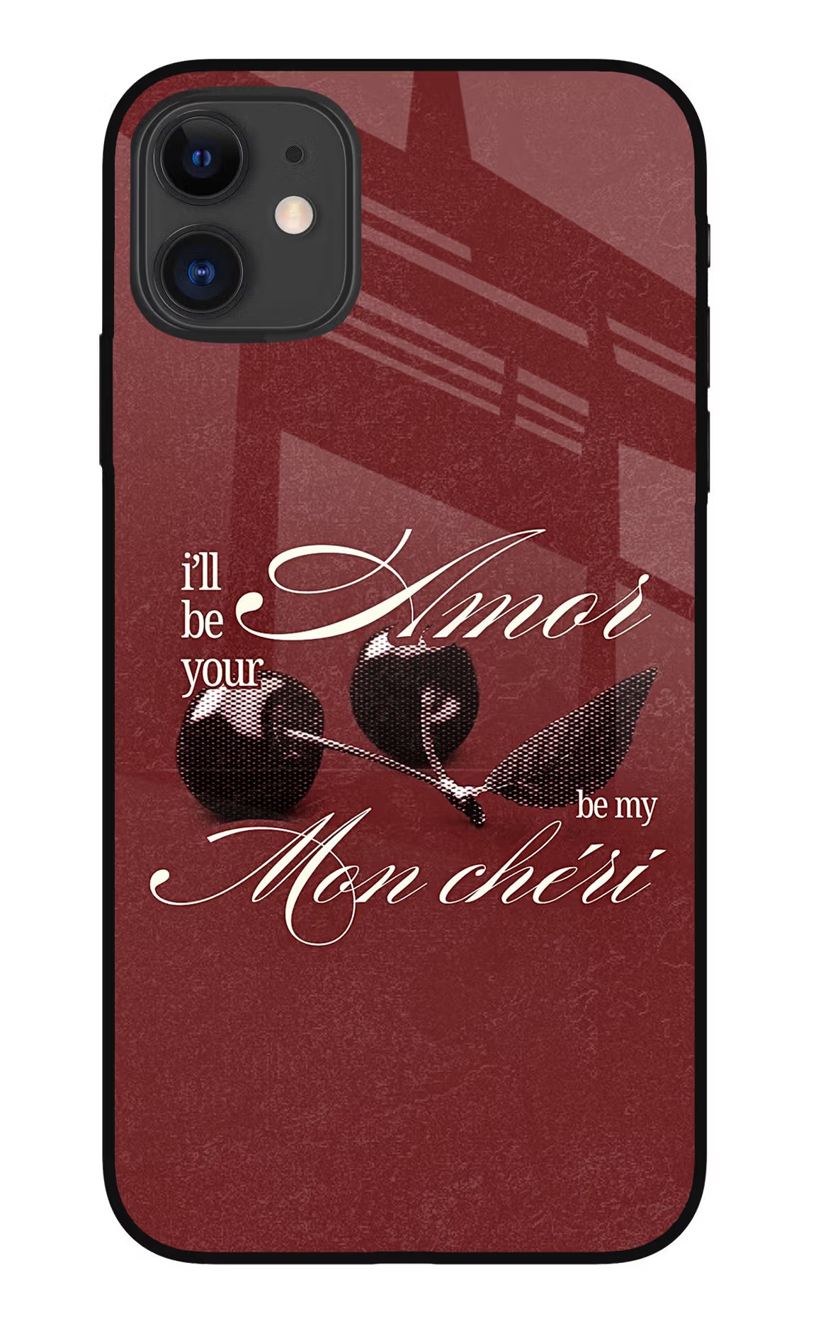 Velvet Cherry iPhone 11 Glass Case