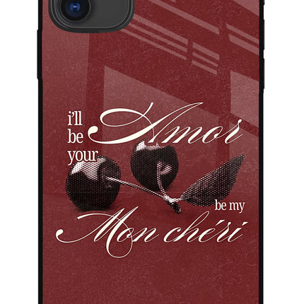Velvet Cherry iPhone 11 Glass Case Back Cover by Casekaro