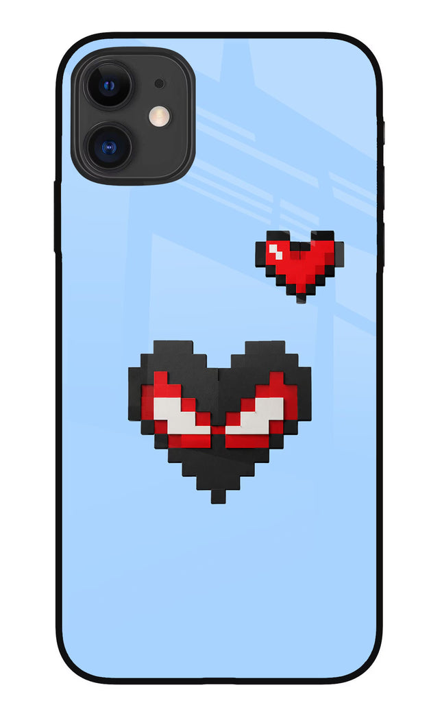 Peter Heart iPhone 11 Glass Case
