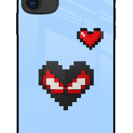 Peter Heart iPhone 11 Glass Case Back Cover by Casekaro