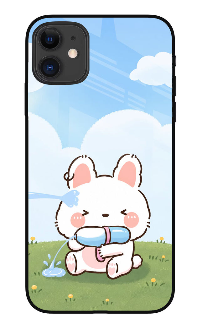 Bunny Treat iPhone 11 Glass Case