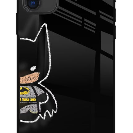 Bat Kitty iPhone 11 Glass Case Back Cover by Casekaro