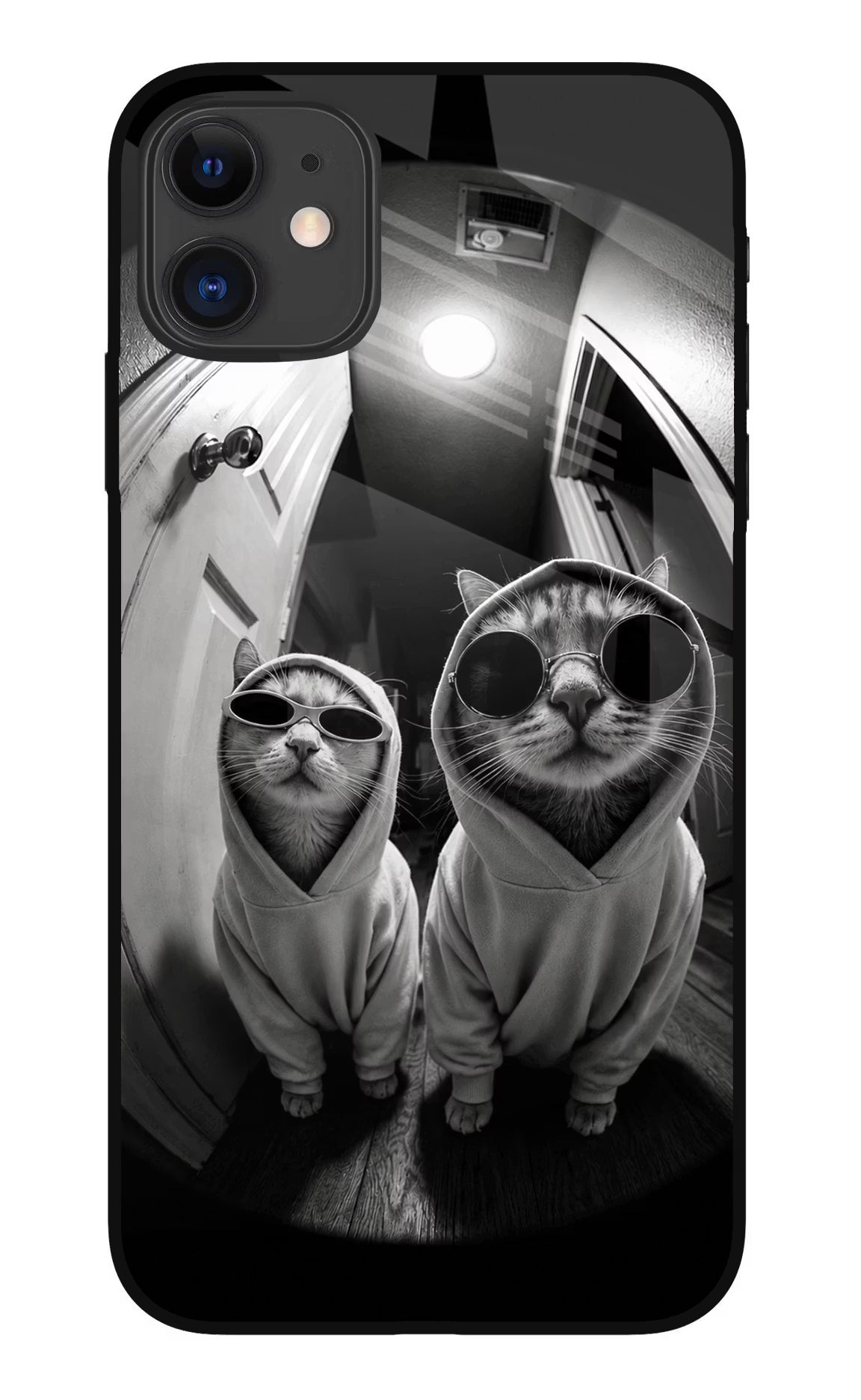 Hood Cats iPhone 11 Glass Case