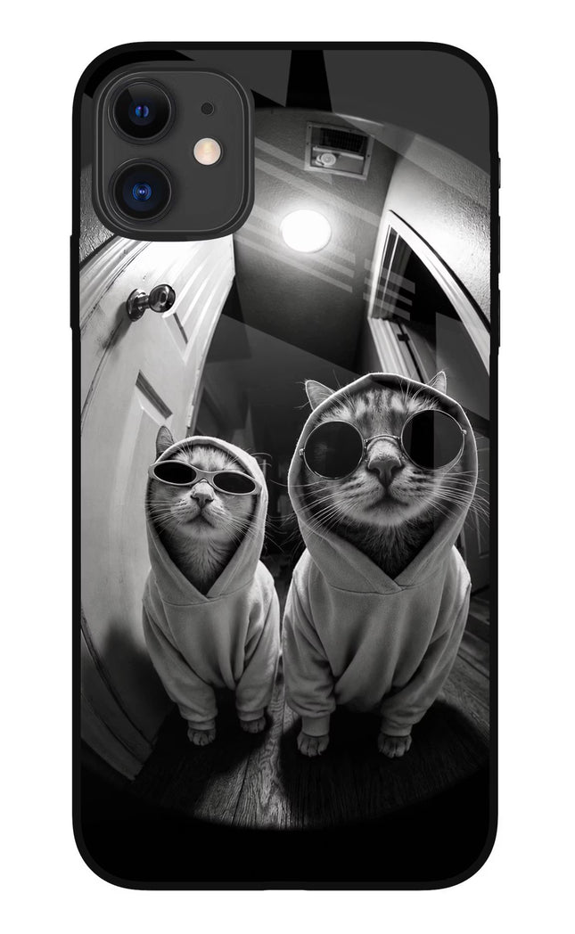 Hood Cats iPhone 11 Glass Case