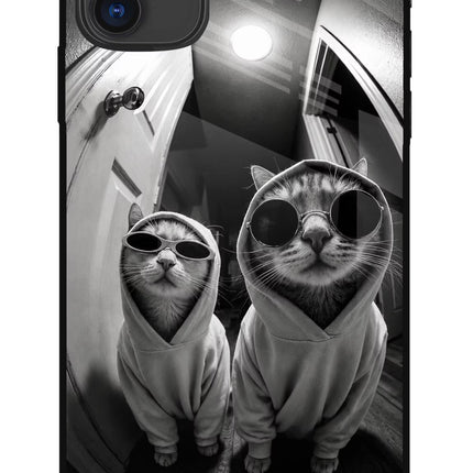 Hood Cats iPhone 11 Glass Case Back Cover by Casekaro