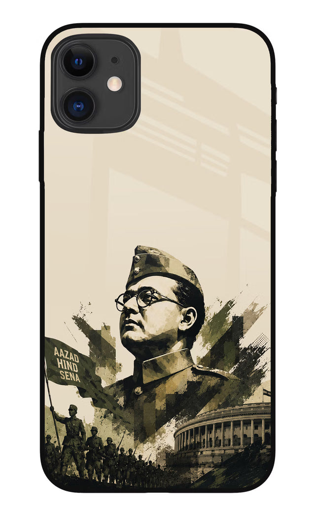 Netaji Rising iPhone 11 Glass Case