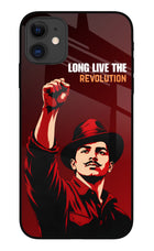 Bhagat Singh Revolution iPhone 11 Glass Case