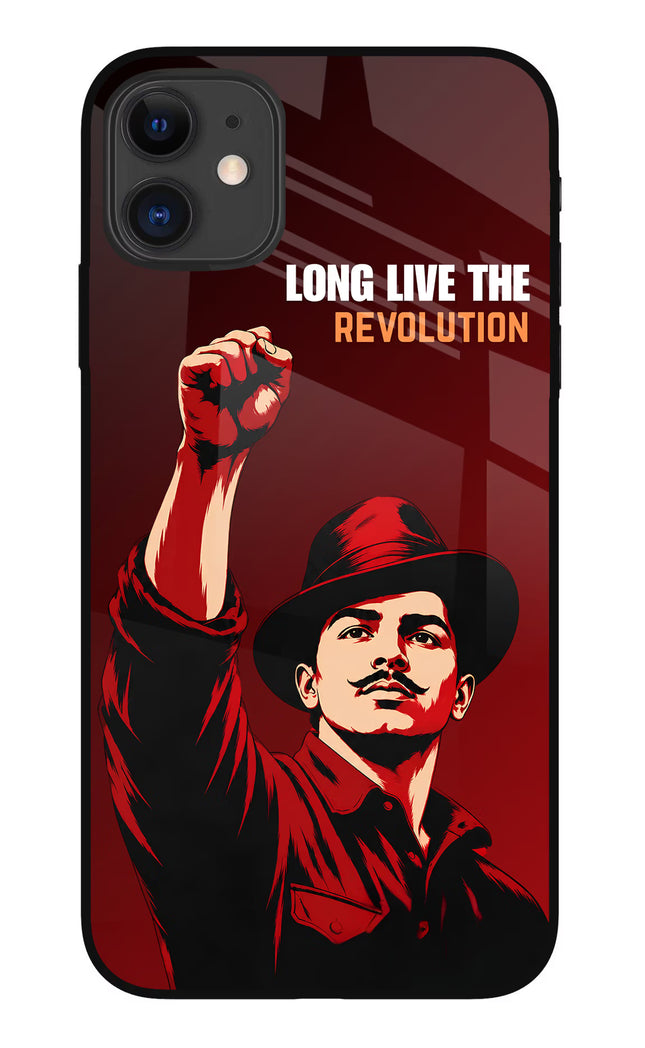 Bhagat Singh Revolution iPhone 11 Glass Case