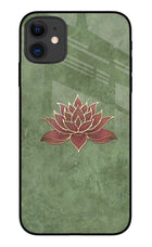 Lotus Grace iPhone 11 Glass Case