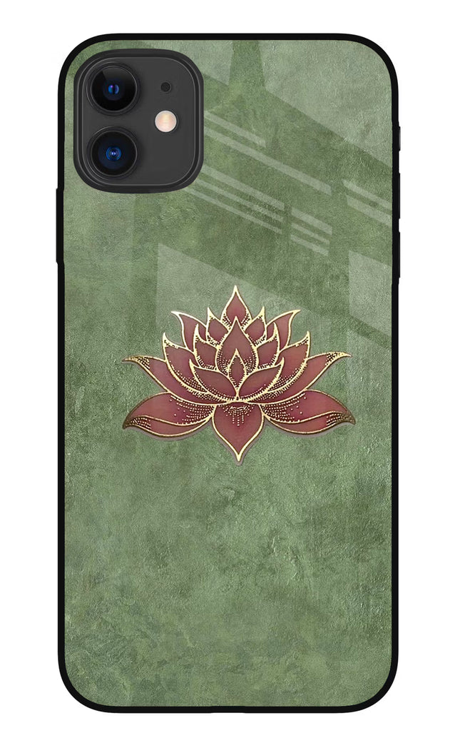 Lotus Grace iPhone 11 Glass Case