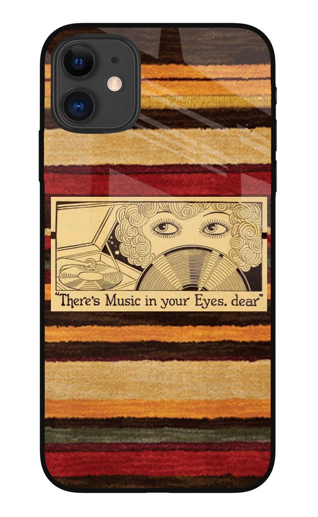 Vinyl Stripes iPhone 11 Glass Case