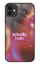 Pink Aura iPhone 11 Glass Case