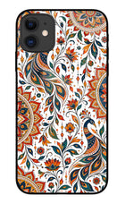 White Mayura iPhone 11 Glass Case