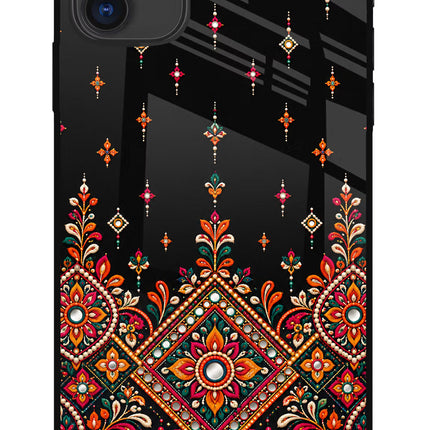 Noir Mehfil iPhone 11 Glass Case