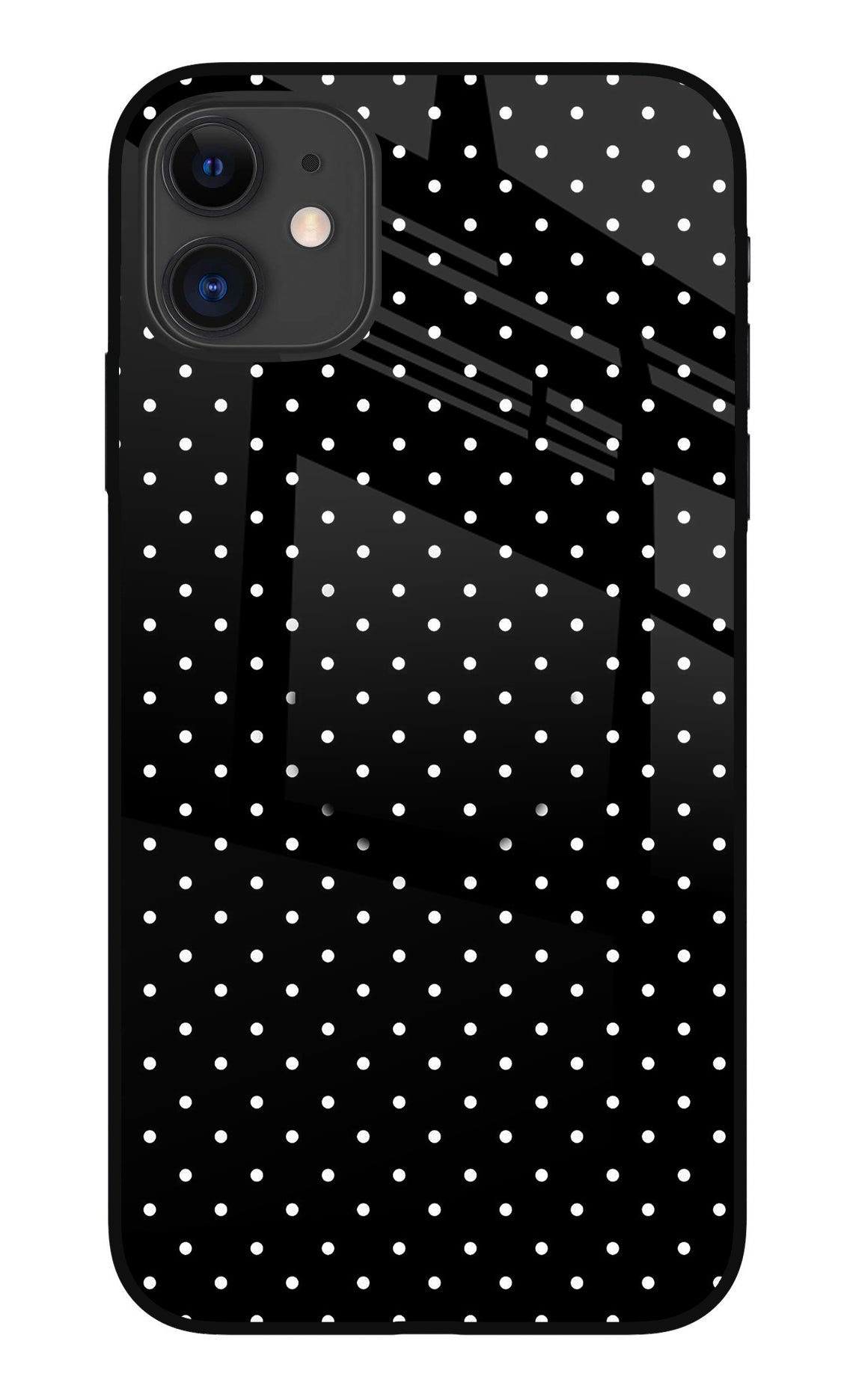 White Dots iPhone 11 Glass Case