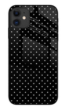 White Dots iPhone 11 Glass Case