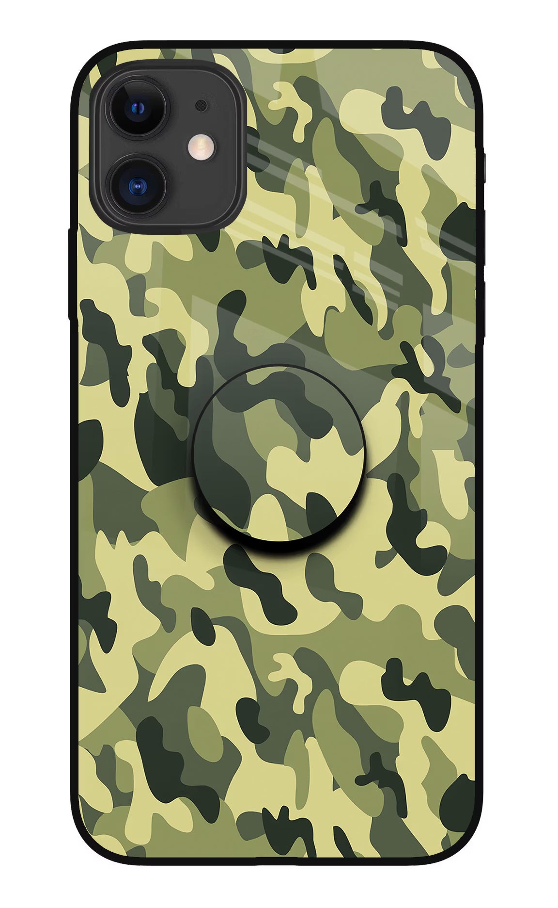 Camouflage iPhone 11 Pop Case by Casekaro