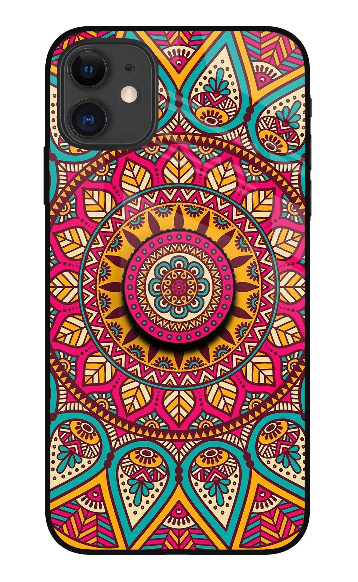 Mandala iPhone 11 Pop Case by Casekaro