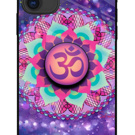 Om Purple iPhone 11 Pop Case by Casekaro