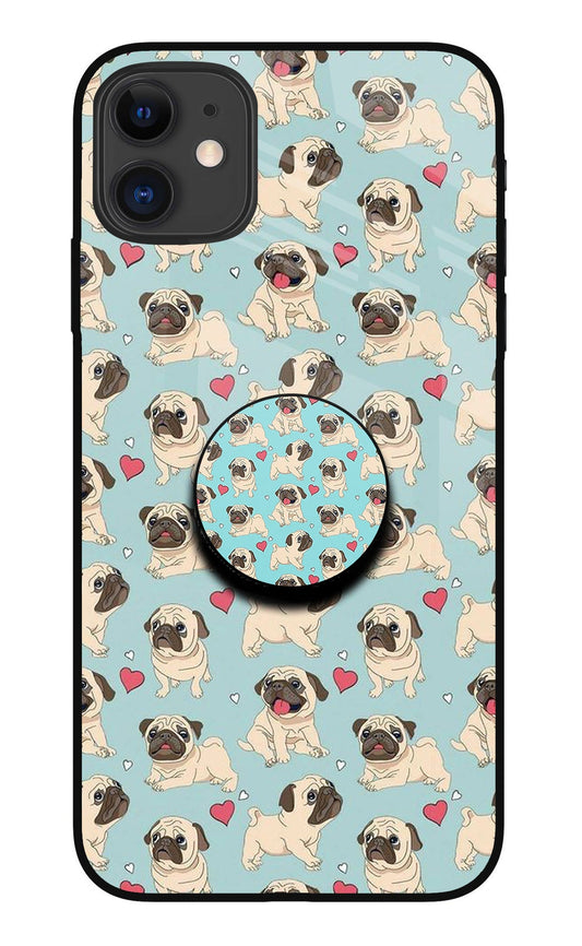 Pug Dog iPhone 11 Glass Case