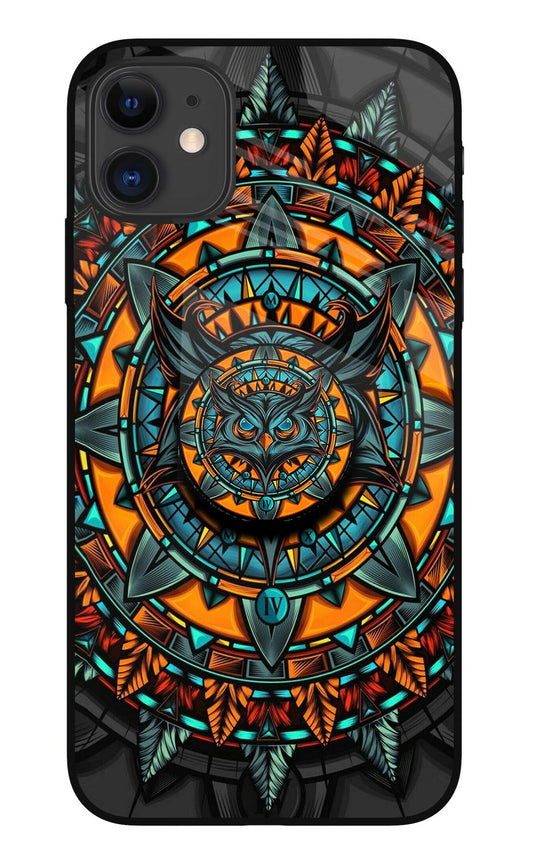 Angry Owl iPhone 11 Glass Case