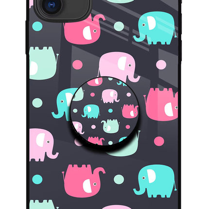 Baby Elephants iPhone 11 Pop Case by Casekaro
