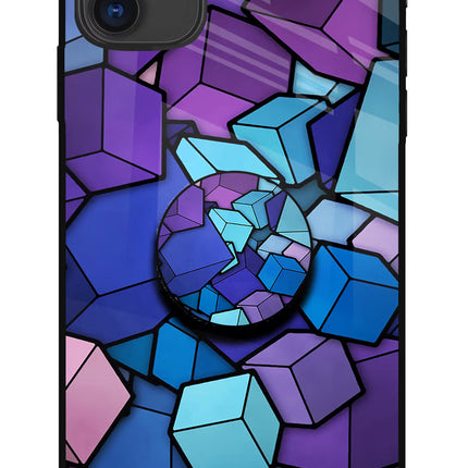 Cubic Abstract iPhone 11 Pop Case by Casekaro