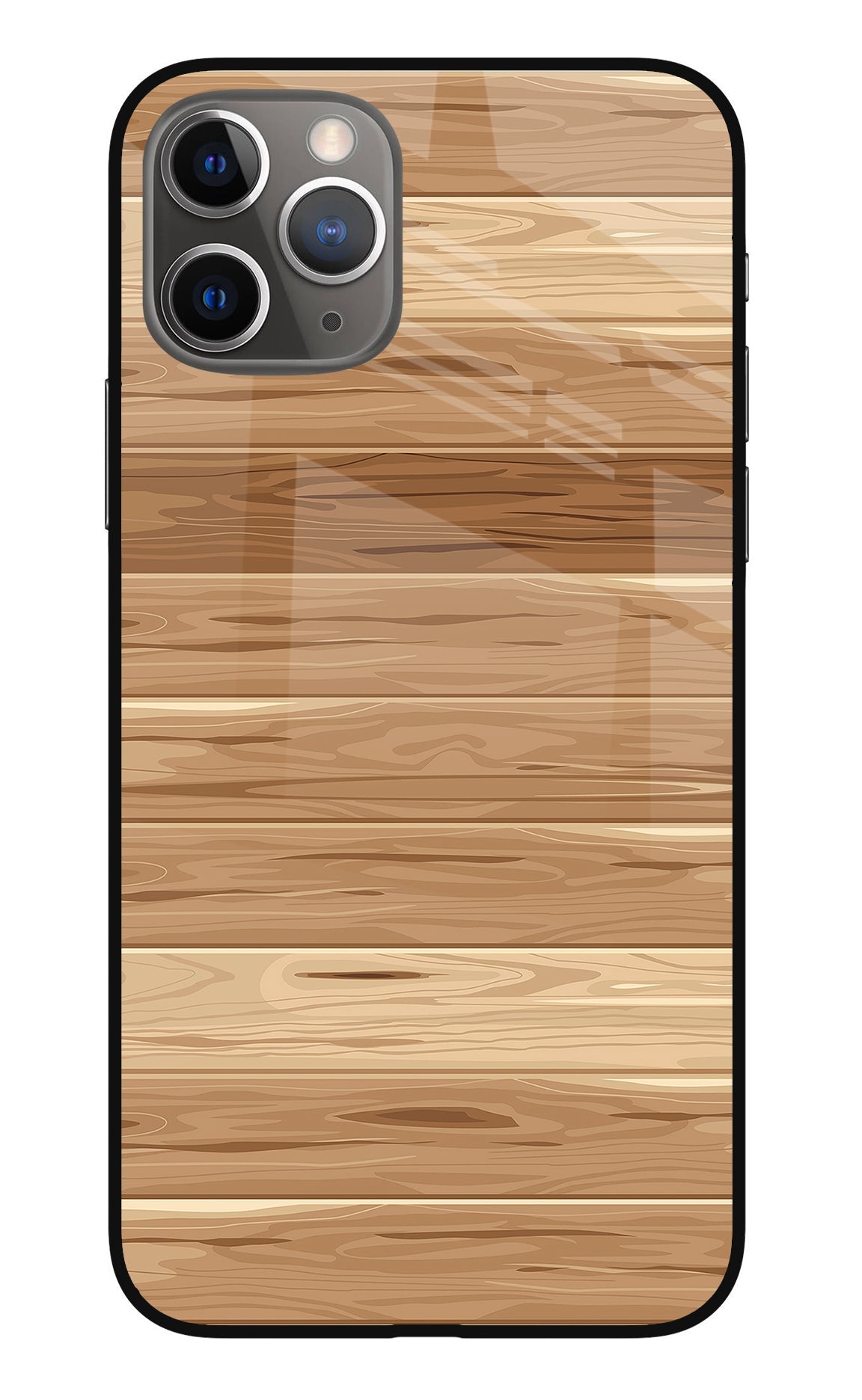 Wooden Vector iPhone 11 Pro Back Cover