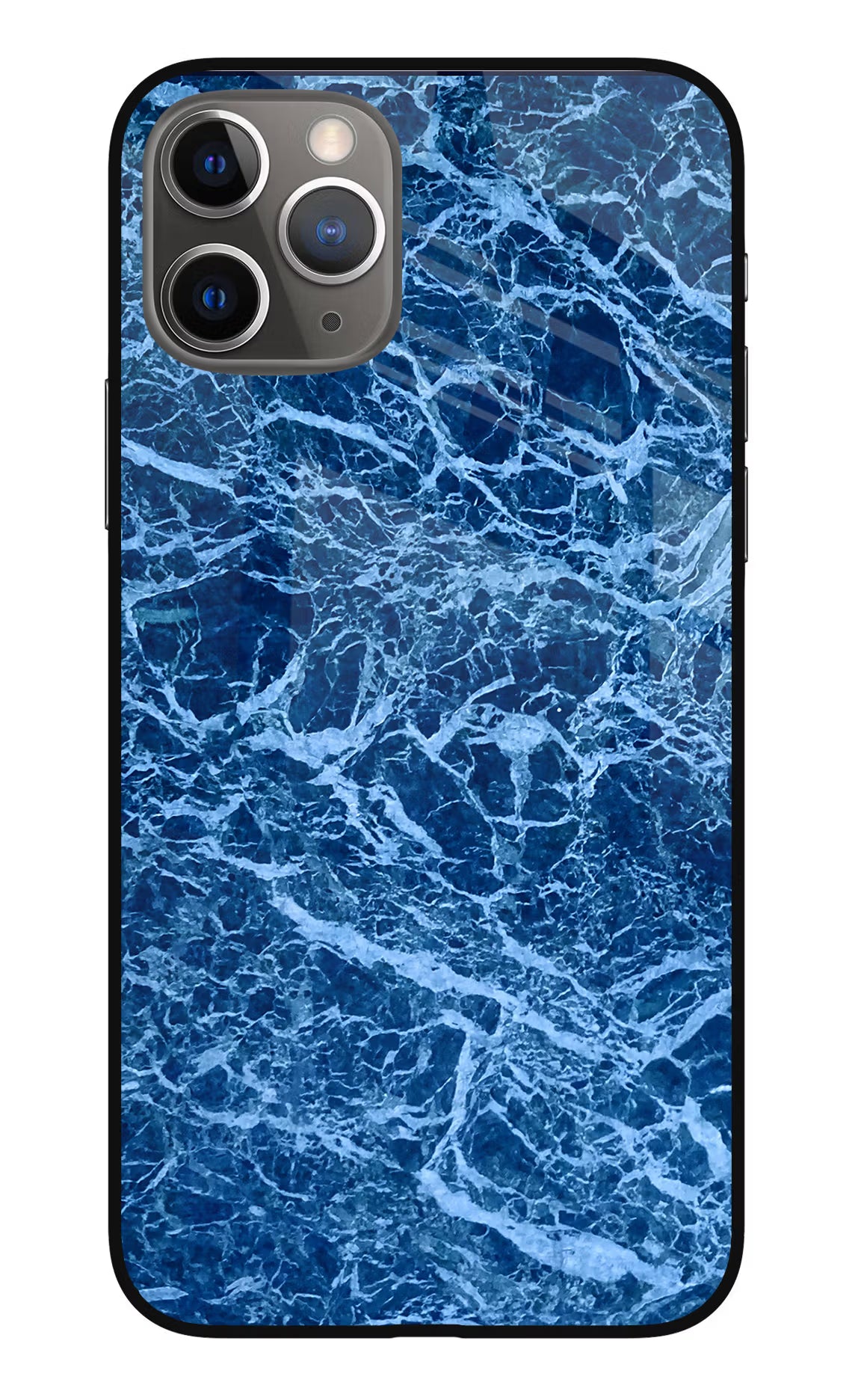 Blue Marble iPhone 11 Pro Glass Case Back Cover by Casekaro